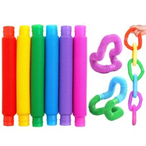 Pop Tubes Stress Relief Fidget Toy (4 Pcs)