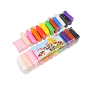 12 Pcs Colors Air Dry Clay
