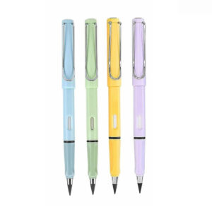 4 Pcs Infinite Pencil With Eraser (Multicolor)