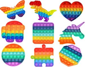 Pop It Toy Stress Relief Fidget Toy (Design as per Stock)