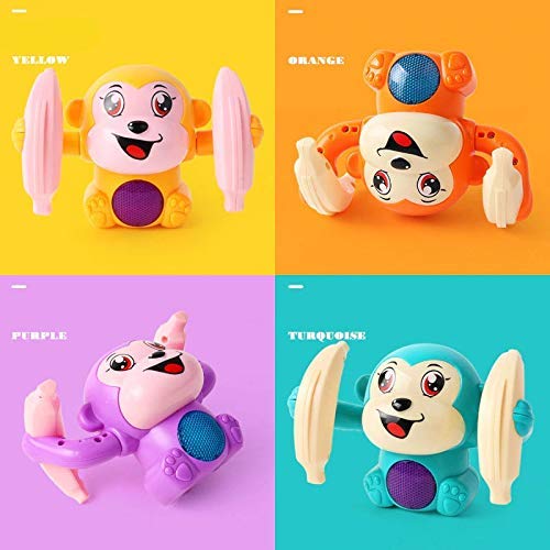 Dancing Monkey Rolling Tumble Toy (Multicolor)