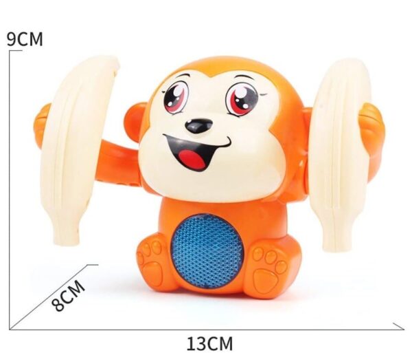 Dancing Monkey Rolling Tumble Toy (Multicolor)