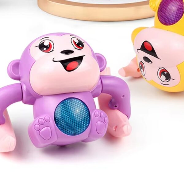 Dancing Monkey Rolling Tumble Toy (Multicolor)