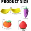 4 Pcs Fruit Eraser for Kids