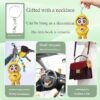 Cartoon Character Face Changing Keychain (Random Designs)
