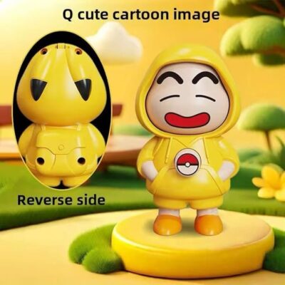 Cartoon Character Face Changing Keychain (Random Designs)