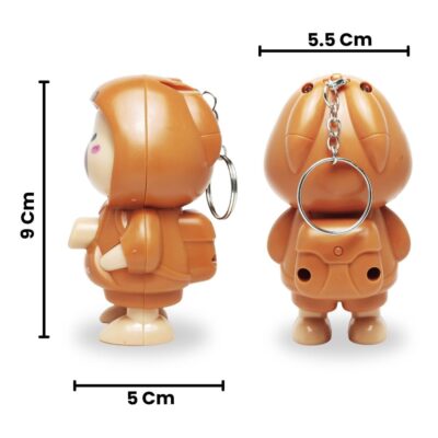 Cartoon Character Face Changing Keychain (Random Designs)