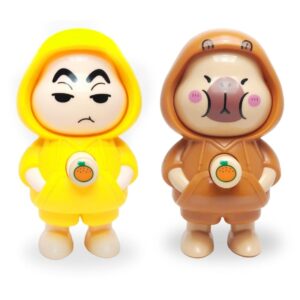 Cartoon Character Face Changing Keychain (Random Designs)