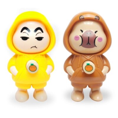 Cartoon Character Face Changing Keychain (Random Designs)