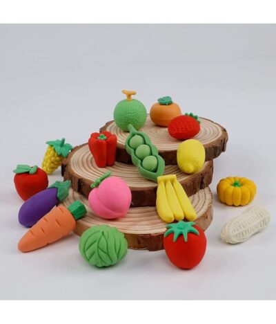4 Pcs Fruit Eraser for Kids