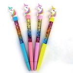 Unicorn Water Glitter Gel Pen (4 Pcs)