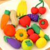 4 Pcs Fruit Eraser for Kids