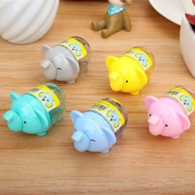 Pack of 1 Elephant-Shaped Cute Pencil Sharpener (Random Colors)