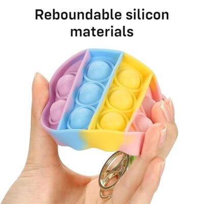 2 Pcs Pop It Keychain - Return Gifts for Kids