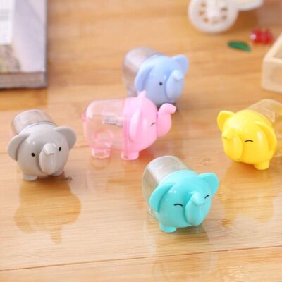 Pack of 1 Elephant-Shaped Cute Pencil Sharpener (Random Colors)