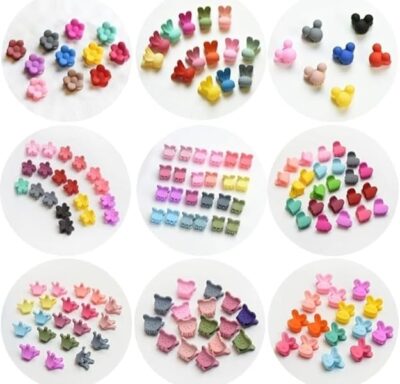 20 Pcs Mini Hair Claw Clips for Girls Baby Toddler Kids