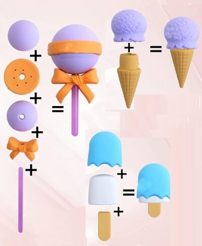 61pcCVNBwGL._SL1500_ Cute Dessert Food Erasers for Kids