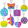 2 Pcs Pop It Keychain - Return Gifts for Kids