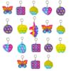 2 Pcs Pop It Keychain - Return Gifts for Kids