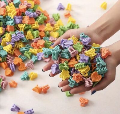 12 Pcs Cute Korean Style Hair Clips (Random Designs)