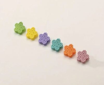 12 Pcs Cute Korean Style Hair Clips (Random Designs)