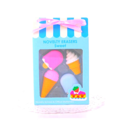 Custom dimensions 1100x1100 px (9) Cute Dessert Food Erasers for Kids