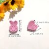 6 Pcs Cute Korean Style Teddy Hair Clips
