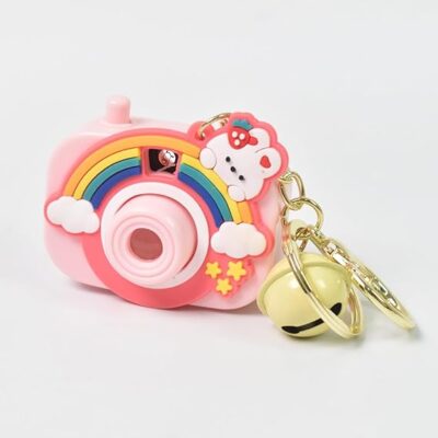 Cartoon Projection Camera Keychain