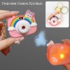 Cartoon Projection Camera Keychain