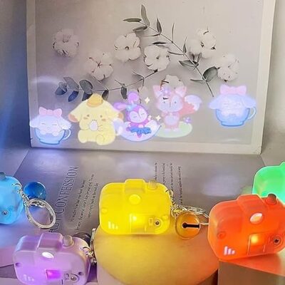 Cartoon Projection Camera Keychain