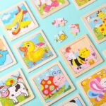 H27dc8e84f7ab4e13b3e133dd108d7627h 9-Piece Colorful Wooden Jigsaw Puzzle ( Random Design)