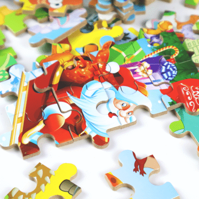 H2d3c0cfa6b0e4dd4849daeb496ab2f0e1 60 Pcs Cartoon Wooden Jigsaw Puzzles