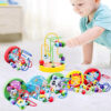 H7c8465899ad549c89ecbbfcd77ad8ab3T Colorful Wooden Bead Maze for Baby