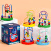 Hb62bf2b990f44aa7b6fc71c23856f01c1 Colorful Wooden Bead Maze for Baby