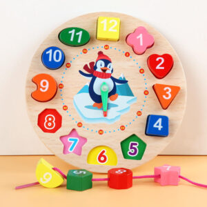Hcec5546fb7bf4282934c5ec94ca7771ej Wooden Learning Clock with Bead Lace