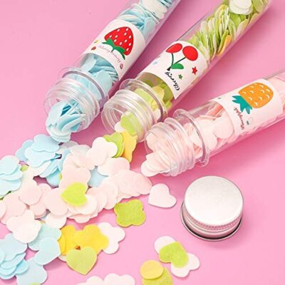 2 Pcs Mini Paper Soap, Scented Soap Bath Flakes