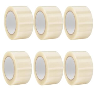 61cm3vovrqL._SL1500_ Pack of 6 Transparent Tape 2 inch x 50 Meter