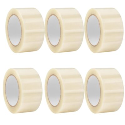 Pack of 6 Transparent Tape 2 inch x 50 Meter