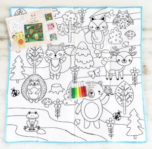 71O9PvlXQBL._SL1216_ Kids Washable Coloring Mat with 6 Sketch Pens