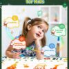 Kids Washable Coloring Mat with 6 Sketch Pens