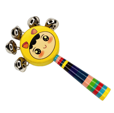Wooden Colourful Rattle for Babies