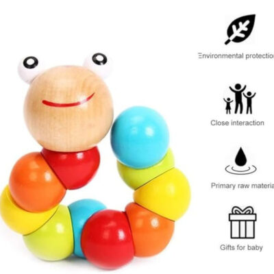 Combo of 3 (Wooden Clock, Wooden Caterpillar and Wooden Tangram)