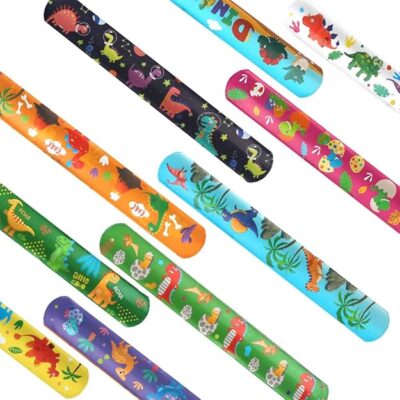Cartoon Slap Bands for Birthday Return Gifts for Kids (Pack of 10)