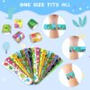 Cartoon Slap Bands for Birthday Return Gifts for Kids (Pack of 10)