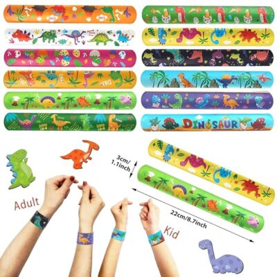 Cartoon Slap Bands for Birthday Return Gifts for Kids (Pack of 10)