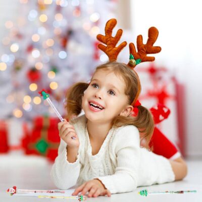 Christmas Santa Stackable Pencils