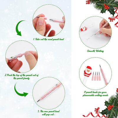 Christmas Santa Stackable Pencils