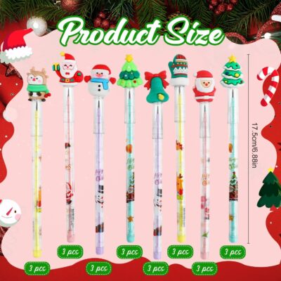 Christmas Santa Stackable Pencils