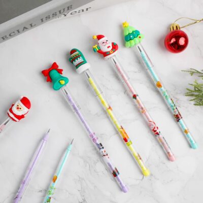 Christmas Santa Stackable Pencils