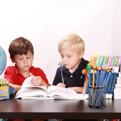 Cartoon Printed Pencils with Eraser (Pack of 6)